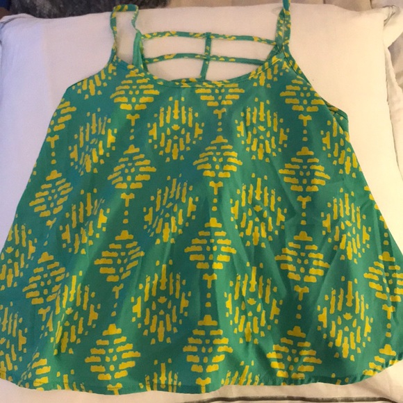 Green and yellow soprano tank - Picture 2 of 4